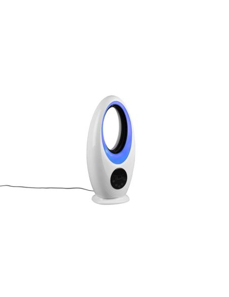 Ventilador Sobremesa LED RGB Oscilante KALMAR con Mando a Distancia 3 Velocidades | LeonLeds