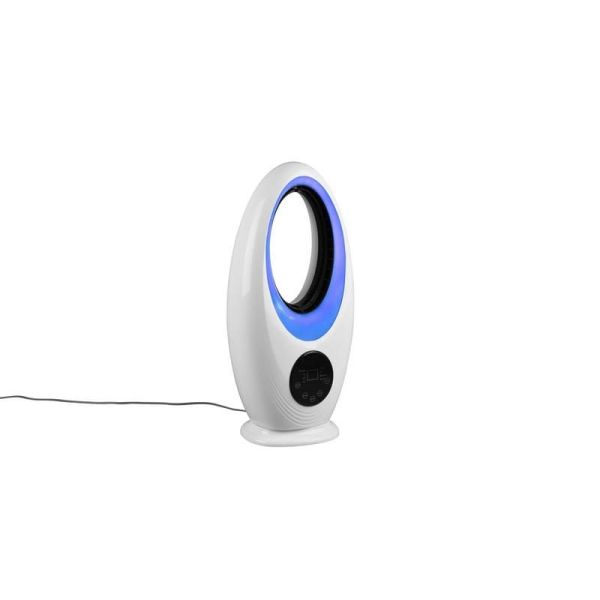 Ventilador Sobremesa LED RGB Oscilante KALMAR con Mando a Distancia 3 Velocidades | LeonLeds