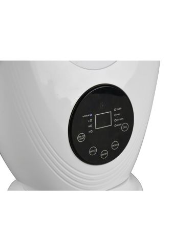 Ventilador Sobremesa LED RGB Oscilante KALMAR con Mando a Distancia 3 Velocidades | LeonLeds