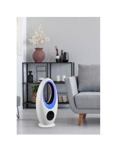 Ventilador Sobremesa LED RGB Oscilante KALMAR con Mando a Distancia 3 Velocidades | LeonLeds 2