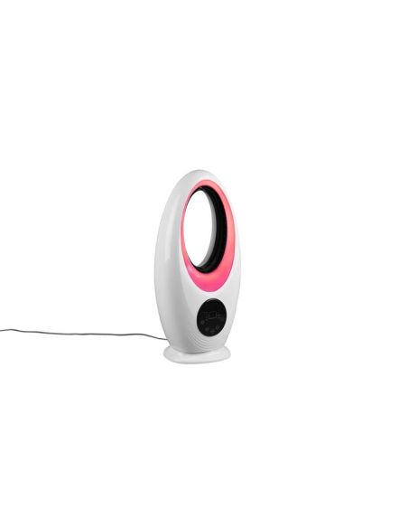 Ventilador Sobremesa LED RGB Oscilante KALMAR con Mando a Distancia 3 Velocidades | LeonLeds