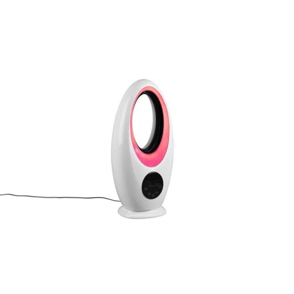 Ventilador Sobremesa LED RGB Oscilante KALMAR con Mando a Distancia 3 Velocidades | LeonLeds