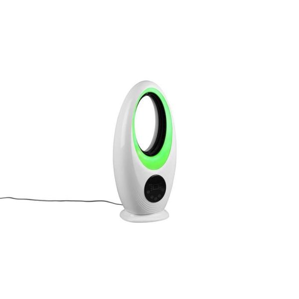 Ventilador Sobremesa LED RGB Oscilante KALMAR con Mando a Distancia 3 Velocidades | LeonLeds