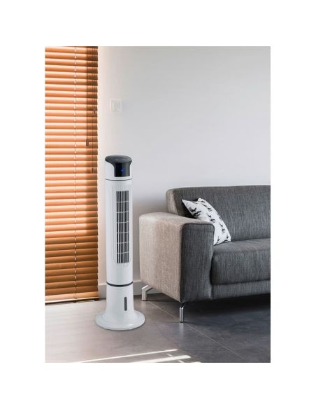 Ventilador Torre Silencioso ICEBERG Humidificador y Temporizador 3 Velocidades | LeonLeds