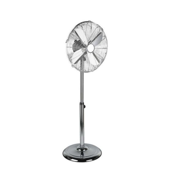 Ventilador Pie Muy Potente Ø44cm YSTAD con 3 Velocidades Altura Ajustable | LeonLeds