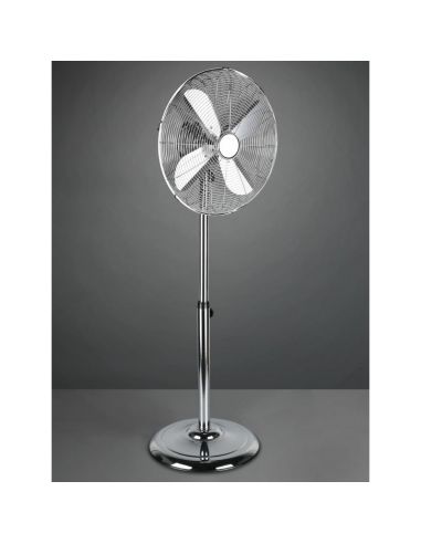 Ventilador Pie Muy Potente Ø44cm YSTAD con 3 Velocidades Altura Ajustable | LeonLeds