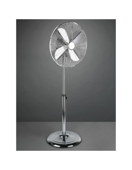 Ventilador Pie Muy Potente Ø44cm YSTAD con 3 Velocidades Altura Ajustable | LeonLeds