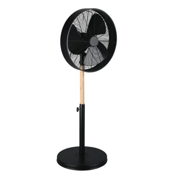 Ventilador Suelo Estilo Industrial Muy Potente VIKING Altura Ajustable | LeonLeds