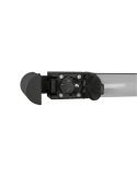 Aplique Espejo Baño Interruptor LED PIERA 41cm 3000K Negro | LeonLeds