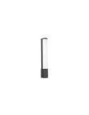 Aplique Espejo Baño Interruptor LED PIERA 41cm 3000K Negro | LeonLeds