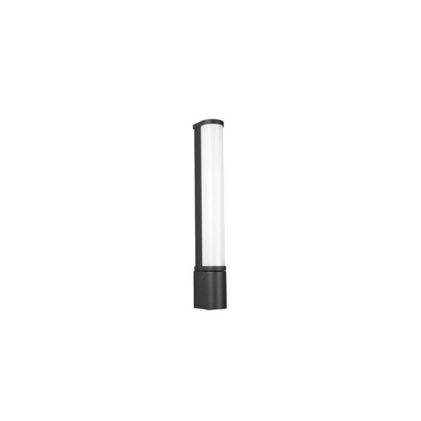 Aplique Espejo Baño Interruptor LED PIERA 41cm 3000K Negro | LeonLeds