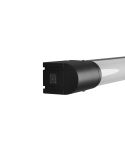 Aplique Espejo Baño Interruptor LED PIERA 41cm 3000K Negro | LeonLeds