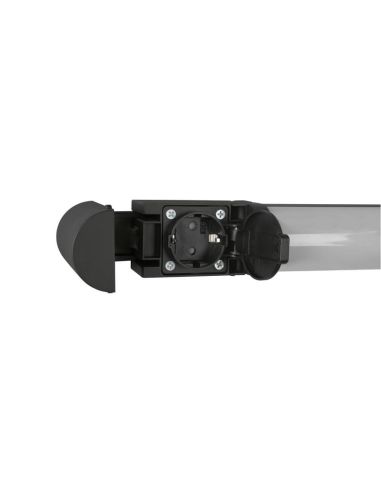 Aplique de Baño LED PIERA 80cm 16W 1650lm 3000K Cromo Interruptor IP44 | LeonLeds