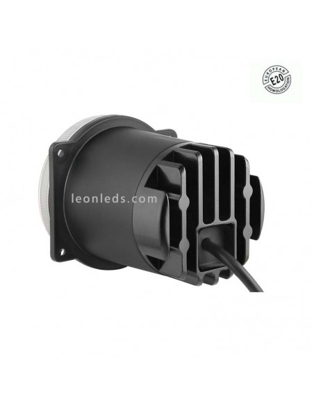 Farol Redondo Ø80 LED -Fog- com cabo E20 Homologado | leonleds
