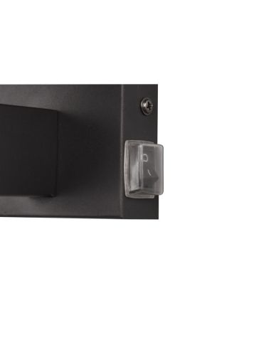 Aplique para Baño Bola Cristal KULA con Interruptor Bombilla excl. 1xE14 max. 10W IP44 Cromo | LeonLeds