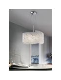 Lámpara de Techo Cristal Estilo Clásico SANDRINA Bombilla excl. 3x E27 max. 40W IP20 | LeonLeds