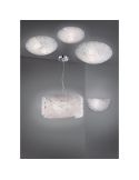 Lámpara de Techo Cristal Estilo Clásico SANDRINA Bombilla excl. 3x E27 max. 40W IP20 | LeonLeds