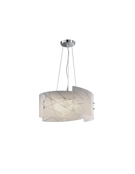 Lámpara de Techo Cristal Estilo Clásico SANDRINA Bombilla excl. 3x E27 max. 40W IP20 | LeonLeds