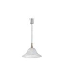 Lámpara de Techo VIOLA Vidrio Mate Bombilla excl. 1x E27 max. 40W Cuerpo Bronce o Níquel | LeonLeds
