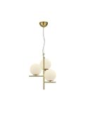 Lámpara de Techo Bolas Tulipa Vidrio PURE Bombilla excl. 3x E14 max. 28W | LeonLeds