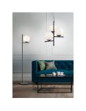 Abajur de esferas de vidro PURE lâmpada de teto excl. 3x E14 máx. 28W | LeonLeds