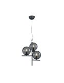 Lámpara de Techo Bolas Tulipa Vidrio PURE Bombilla excl. 3x E14 max. 28W | LeonLeds