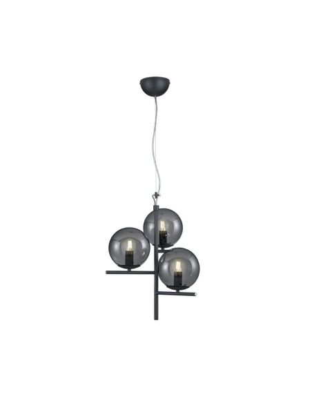 PURE Boules de Verre Abat-Jour Plafonnier Ampoule excl. 3x E14 maximum. 28W | LéonLeds