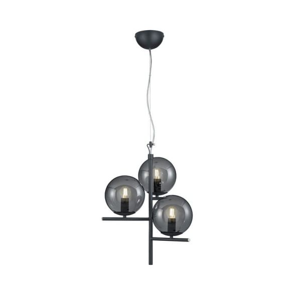 PURE Boules de Verre Abat-Jour Plafonnier Ampoule excl. 3x E14 maximum. 28W | LéonLeds
