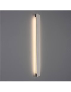 Aplique LED de Pared FOSCA de aluminio 18W 1800lm 60cm de largo Blanco/Negro/Oro 2700K-3000K con Interruptor deslizante 2