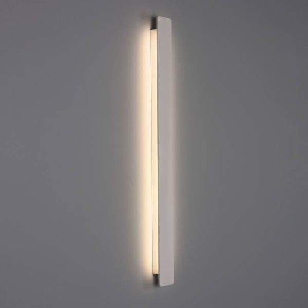 Aplique LED de Pared FOSCA de aluminio 18W 1800lm 60cm de largo Blanco/Negro/Oro 2700K-3000K con Interruptor deslizante