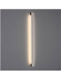 Aplique LED de Pared FOSCA de aluminio 30W 2600lm 90cm de largo Blanco/Negro/Oro 2700K-3000K con Interruptor deslizante