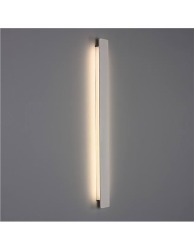 Aplique LED de Pared FOSCA de aluminio 30W 2600lm 90cm de largo Blanco/Negro/Oro 2700K-3000K con Interruptor deslizante