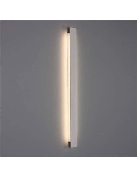 Aplique LED de Pared FOSCA de aluminio 30W 2600lm 90cm de largo Blanco/Negro/Oro 2700K-3000K con Interruptor deslizante