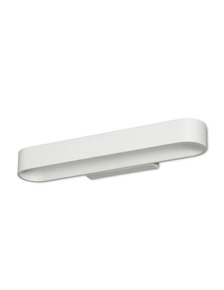 Aplique de Pared LED gala 43cm blanco/negro/oro 20W 2430lm, 2700K-3000K con Interruptor deslizante