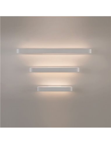 Aplique de Pared LED gala 43cm blanco/negro/oro 20W 2430lm, 2700K-3000K con Interruptor deslizante