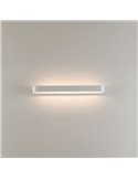 Aplique de Pared LED redondeado GALA 60cm blanco/negro/oro 31W 3650lm, 2700K-3000K con Interruptor deslizante