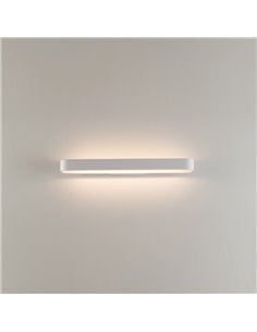 Aplique de Pared LED redondeado GALA 60cm blanco/negro/oro 31W 3650lm, 2700K-3000K con Interruptor deslizante 2