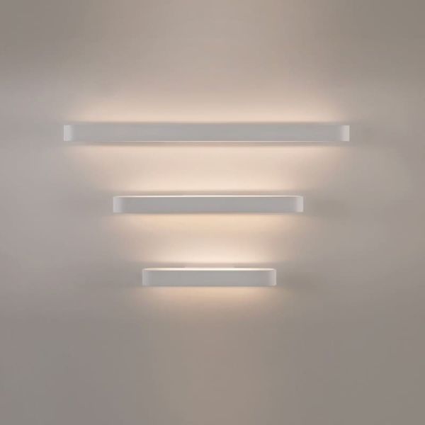 Aplique LED arredondado GALA 90cm branco/preto/dourado 43W 5190lm, 2700K-3000K com interruptor deslizante