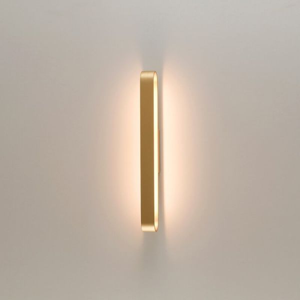 Aplique LED arredondado GALA 90cm branco/preto/dourado 43W 5190lm, 2700K-3000K com interruptor deslizante