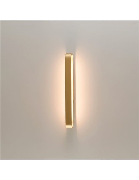 Aplique LED arredondado GALA 90cm branco/preto/dourado 43W 5190lm, 2700K-3000K com interruptor deslizante