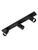 Faixa de Teto 3 Focos LED Ajustáveis GINA GU10 3x8W branco/preto
