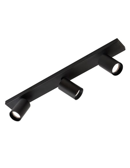 Faixa de Teto 3 Focos LED Ajustáveis GINA GU10 3x8W branco/preto