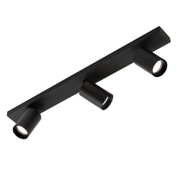 Regleta de Techo 3 Focos LED Orientables GINA GU10 3x8W blanco/negro