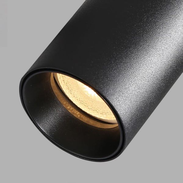 Bande de Plafond 3 Spots LED Orientables GINA GU10 3x8W blanc/noir