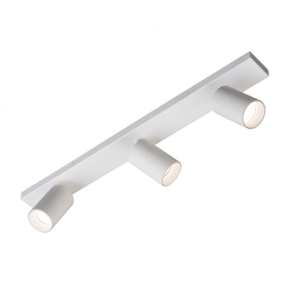Regleta de Techo 3 Focos LED Orientables GINA GU10 3x8W blanco/negro