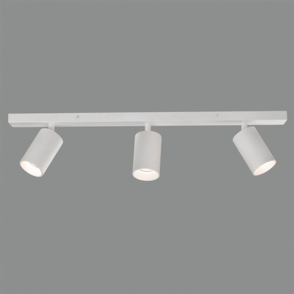 Regleta de Techo 3 Focos LED Orientables GINA GU10 3x8W blanco/negro