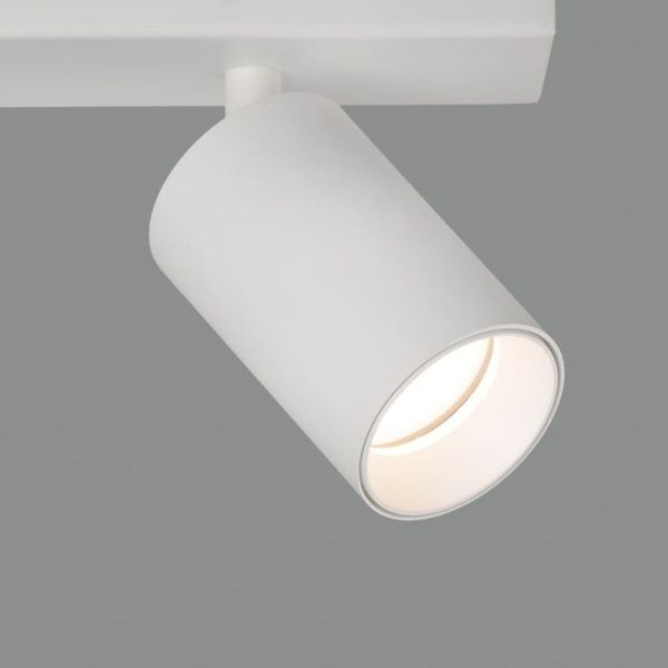Regleta de Techo 4 Focos Orientables GINA LED GU10 4x8W blanco/negro