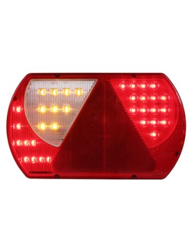 Piloto Trasero LED con Triangulo 12/24V 26017 Lucidity LeonLeds