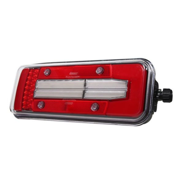 Luz LED para caminhão com conector lateral 7 pinos Glo Track 12V 24V Lucidity 26064PLH-V