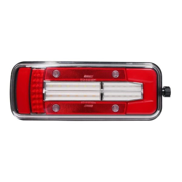 Luz LED para caminhão com conector lateral 7 pinos Glo Track 12V 24V Lucidity 26064PLH-V